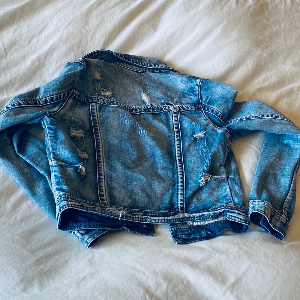 Others Follow Distressed Jean Jacket - image 5